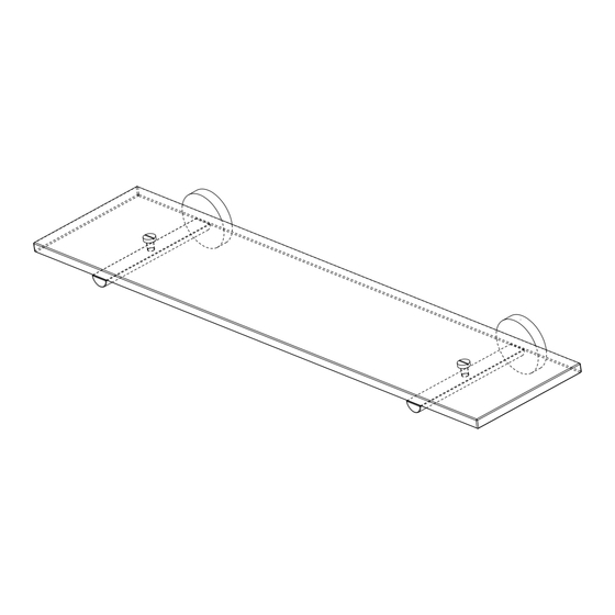 Williams-Sonoma RILEY GLASS SHELF 24IN Assembly Instructions