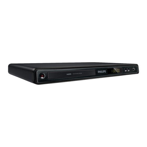 Philips DVP3560 User Manual