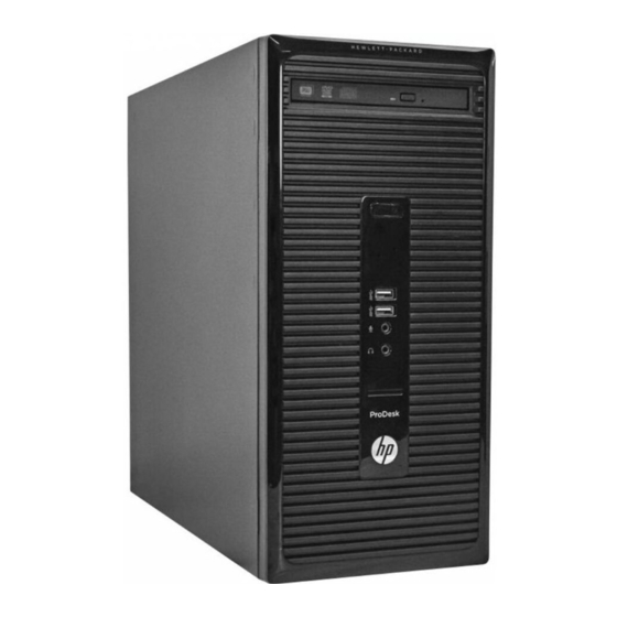 HP ProDesk 490 G2 Quickspecs