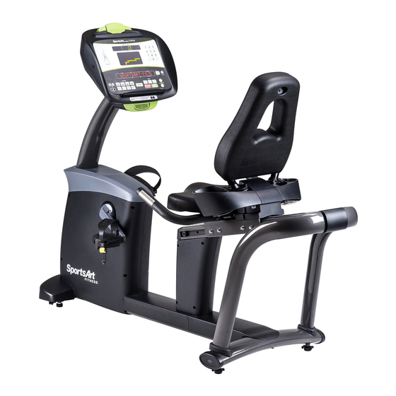 SportsArt Fitness C575R Owner's Manual