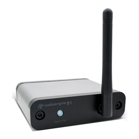 AudioEngine B1 Premium Bluetooth Qiuckstart Manual