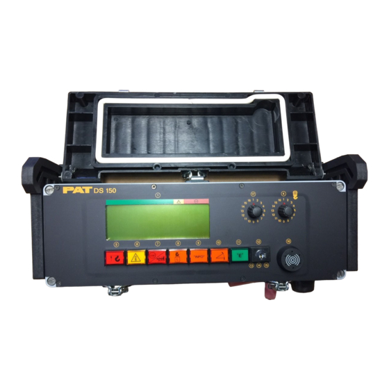 PAT DS 150 User Manual