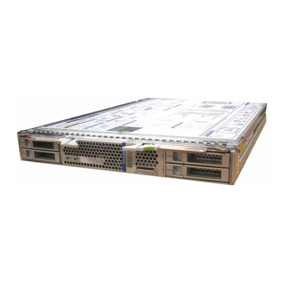 Sun Oracle Blade X3-2B Installation Manual