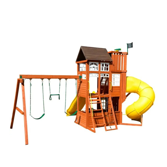 KidKraft Cedar Summit Lookout Extreme Installation And Operating Instructions Manual