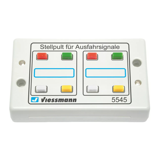Viessmann 5545 Operation Manual