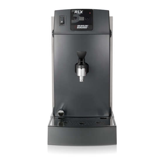 BRAVILOR BONAMAT RLX Series Operating Instructions Manual