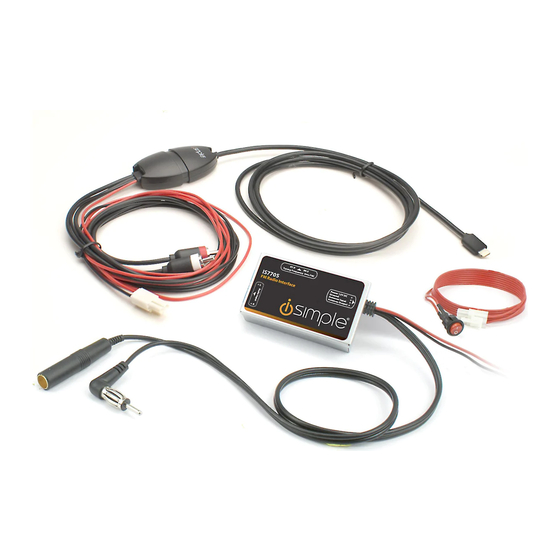 iSimple IS7705 Installation & Operation Manual