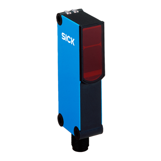 SICK WT18-3 Photoelectric Sensor Manuals