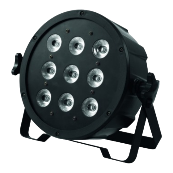 EuroLite LED SLS-9 QCL 9x10W RGBW Floor Spot User Manual