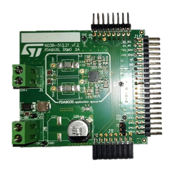 ST FDA803S User Manual