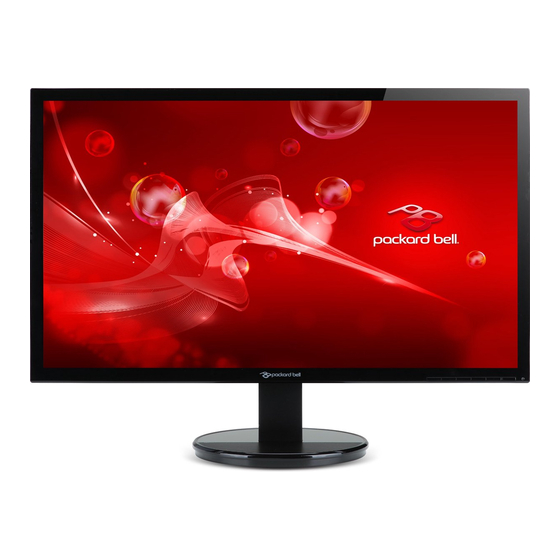 User Manuals: Packard Bell Viseo223DX Backlight Monitor