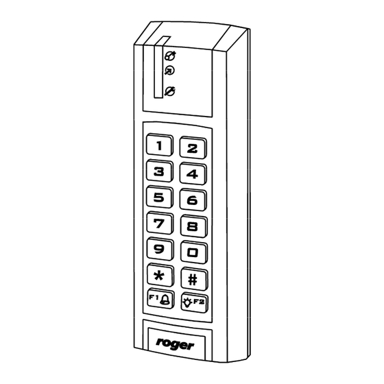 Roger PR311SE Installation Manual