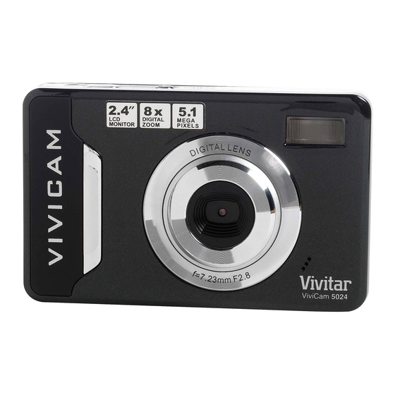 Vivitar ViviCam 5024 Owner's Manual