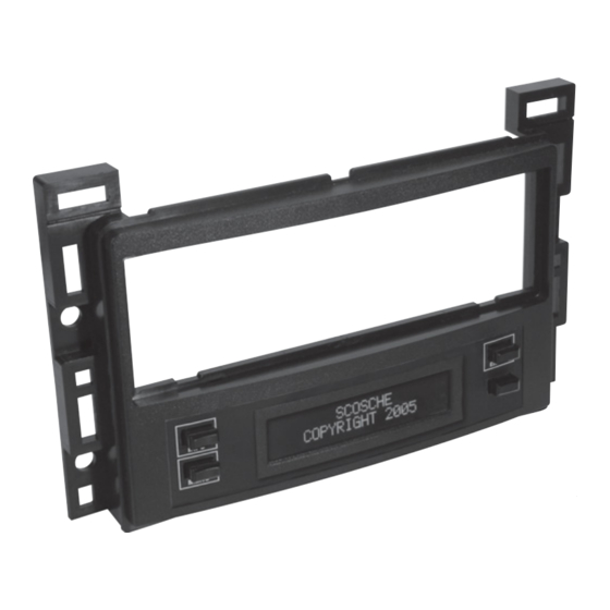 Scosche GM1593 Manual