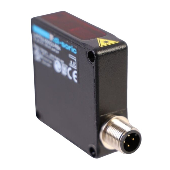 Di-soric LVHT52-500G3-RB4 Manual