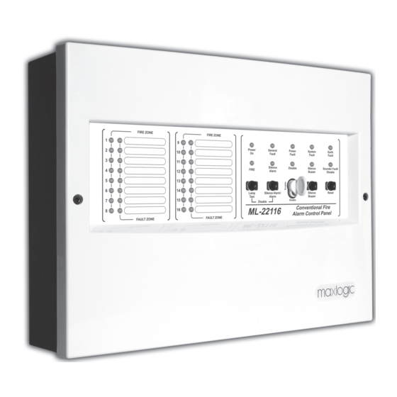 Maxlogic ML-22116 Operating And Maintenance Manual