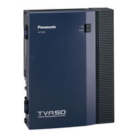 Panasonic KX-TVA502 Installation Manual