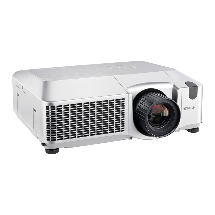 Hitachi CP-WUX645N Operating Manual