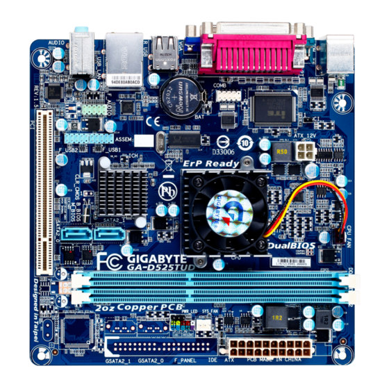 Gigabyte GA-D525TUD User Manual