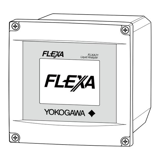 Flexa FLXA21-PH Liquid Analyzer Manuals