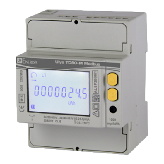 Enerdis ULYS TD80 MODBUS User Manual