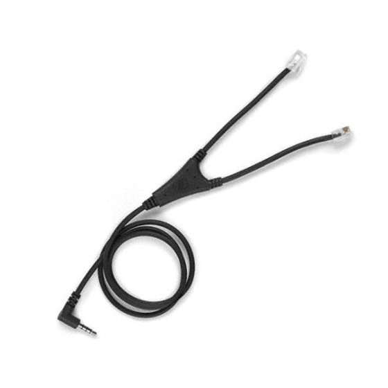 Sennheiser CEHS-MB 01 Quick Manual