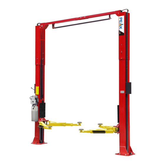 Peak 209C Installation And Service Manual