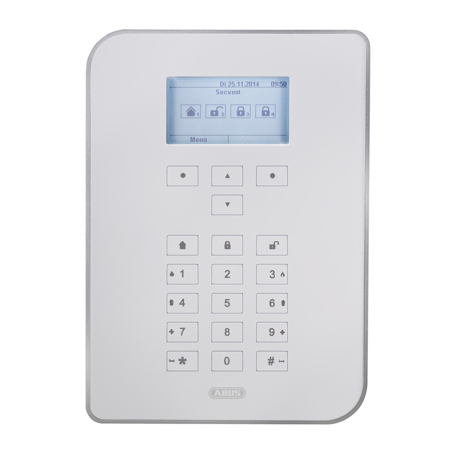 Abus SECVEST Installer Manual