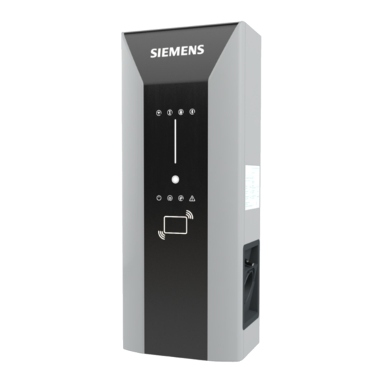 Siemens VersiCharge AC Wallbox IEC Manuals