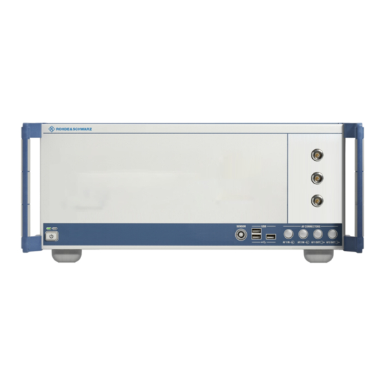 Rohde & Schwarz R&S CMW-KN5 Series User Manual
