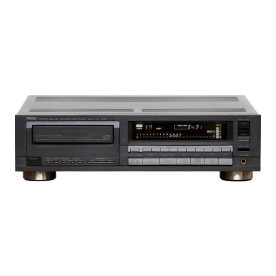 Yamaha CDX-1110 Service Manual
