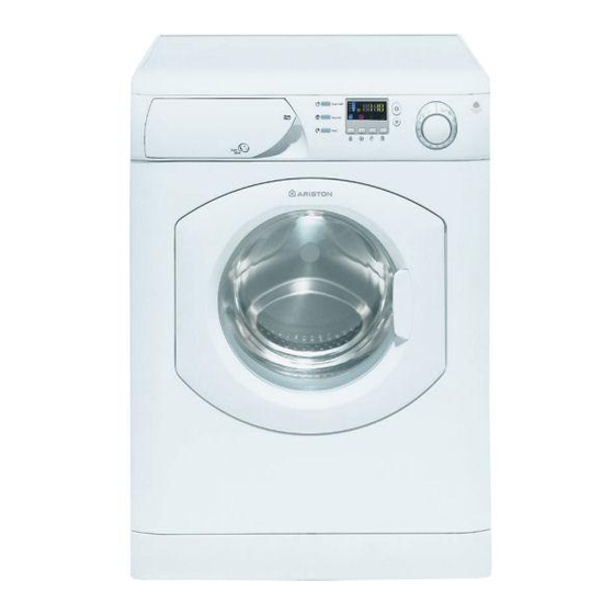 Ariston AVSF 109 Instructions For Use Manual
