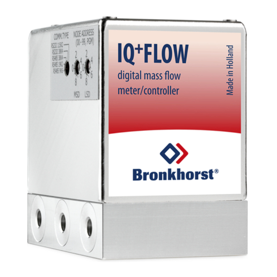 BRONKHORST IQ+FLOW series Instruction Manual