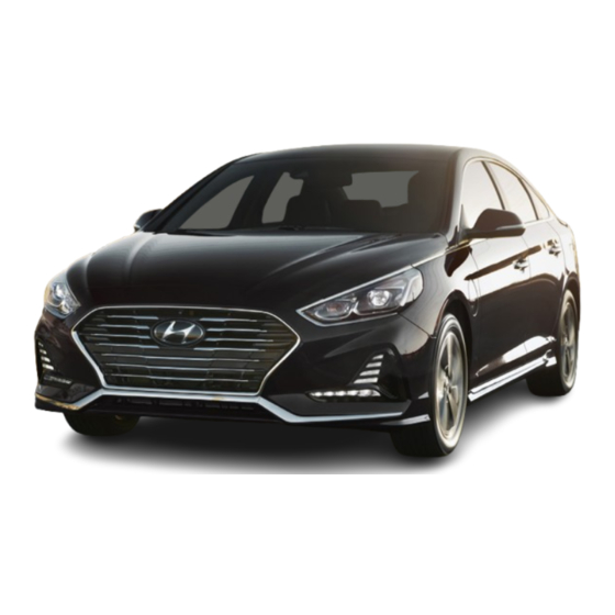 Hyundai SONATA PLUG-IN HYBRID 2018 Quick Reference Manual