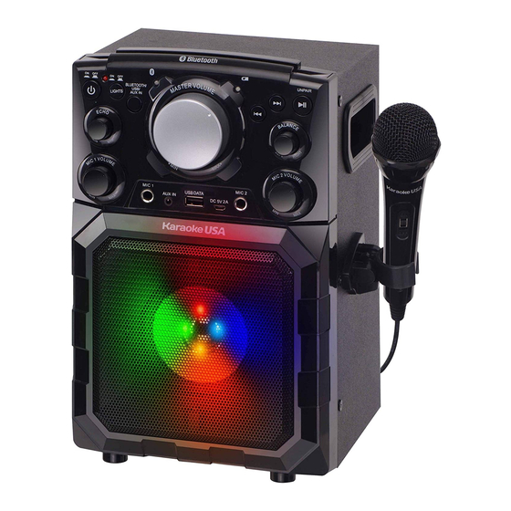 Karaoke USA GQ410 User Manual