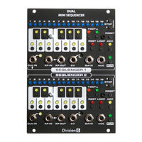 Division 6 Dual Mini Sequencer Operating Instructions Manual