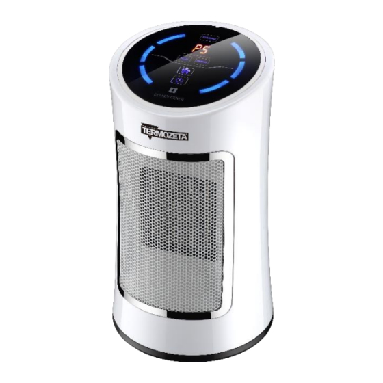 User Manuals: Termozeta TZR34 Ceramic Fan Heater