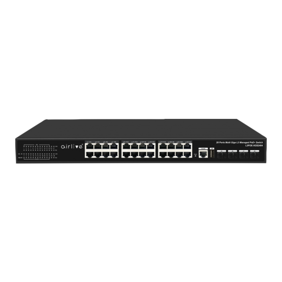 AirLive L3POE-XGS2404 Quick Setup Manual