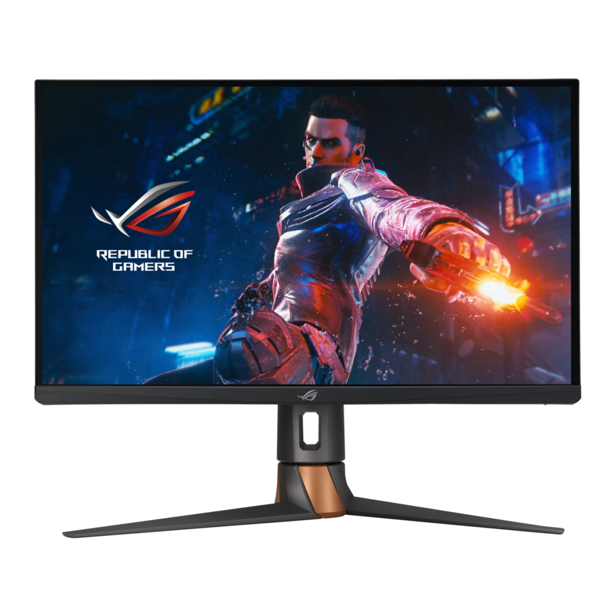 Asus ROG SWIFT 360HZ PG279AQN Manual