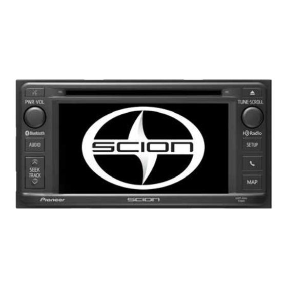 Pioneer Scion Quick Start Manuals