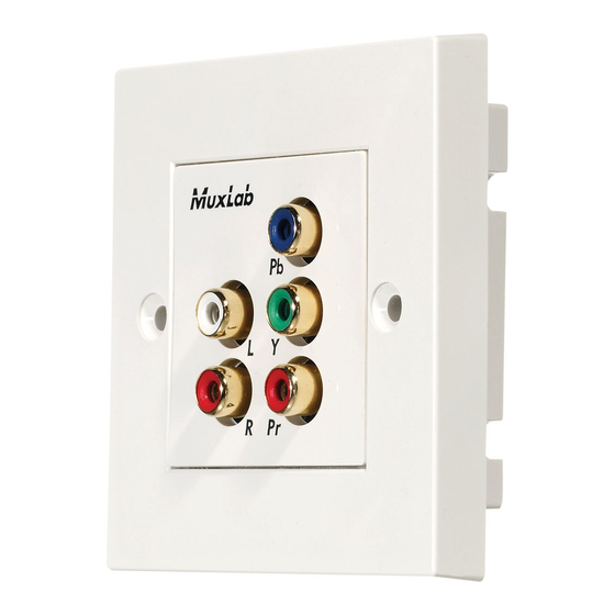 MuxLab 500058-WP-UK Quick Installation Manual