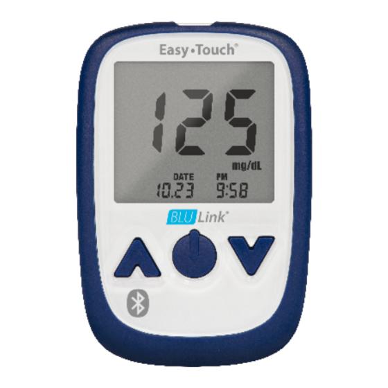 MHC Medical Products EasyTouch BluLink Instructions For Use Manual