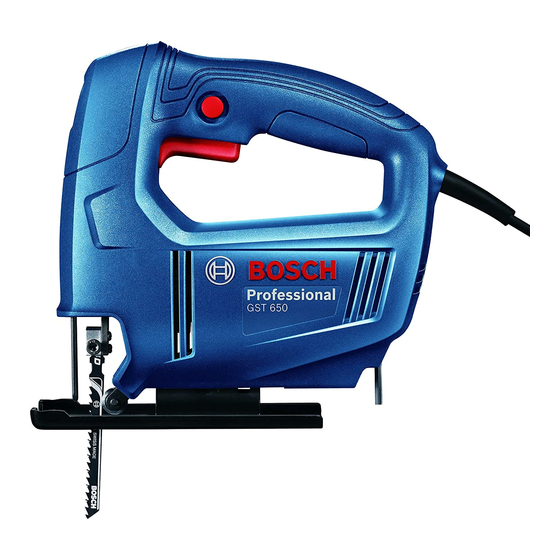 Bosch GST 650 Professional Manuals