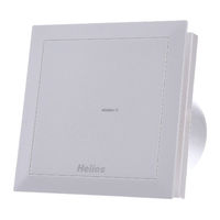 Helios MiniVent M1/120 F Installation And Operating Instructions Manual