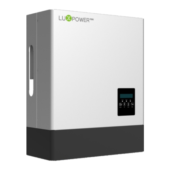 Lux Power Technology LXP 3K Hybrid Manuals