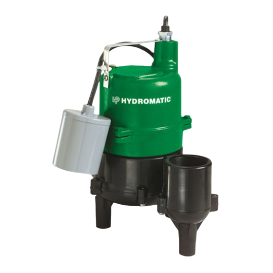 Pentair HYDROMATIC BV40 Installation, Operation & Parts Manual