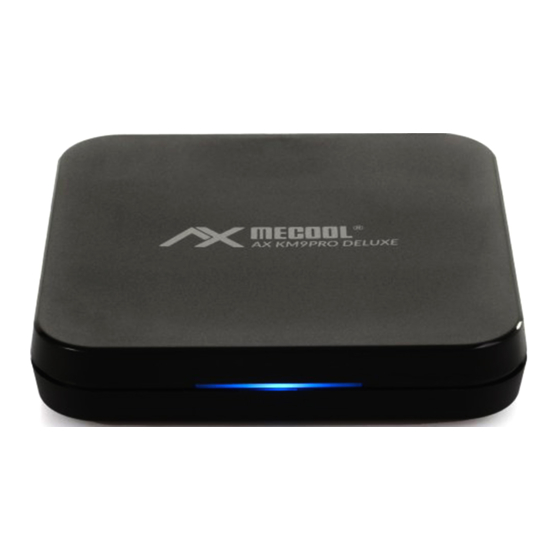 AX MECOOL DELUXE KM9PRO User Manual