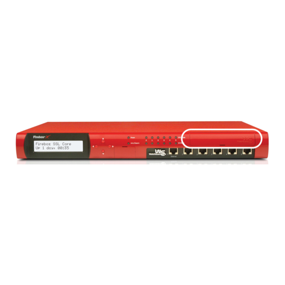 Watchguard Firebox SSL Core Hardware Manual