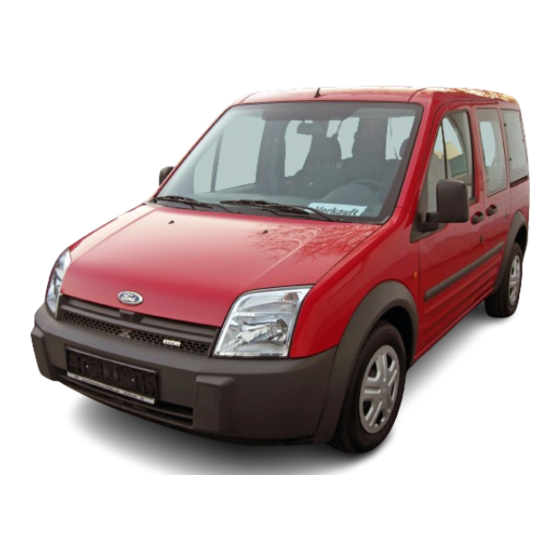 Ford Tourneo Connect 2002 Owner's Manual