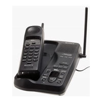 Sony SPP-A940 - 900 Mhz Cordless Telephone Service Manual